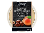 Deluxe lazdyno riešutų skonio grietinėlės putėsiai su abrikosais, 90g