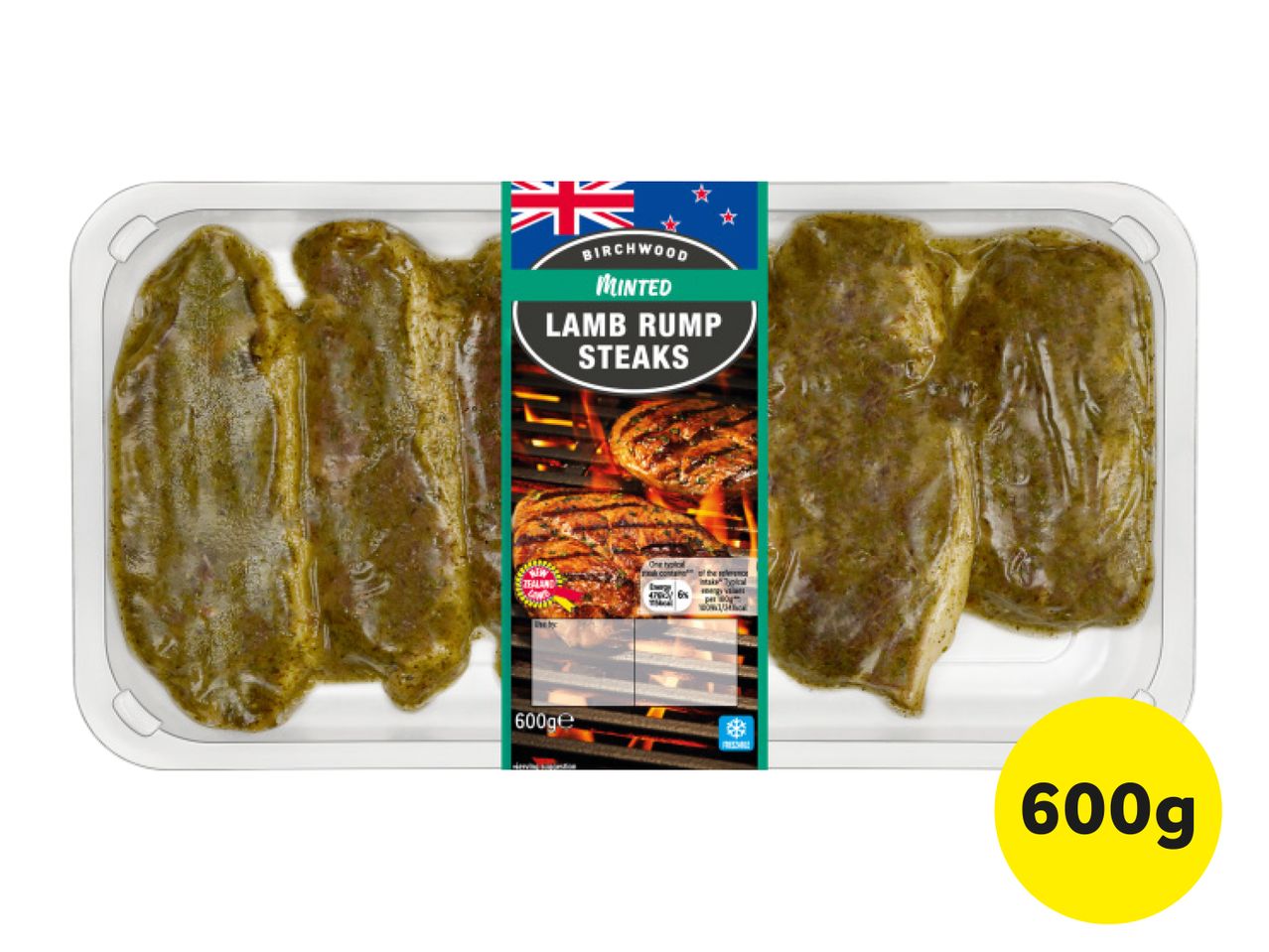 Birchwood Minted Lamb Rump Steaks (600g)
