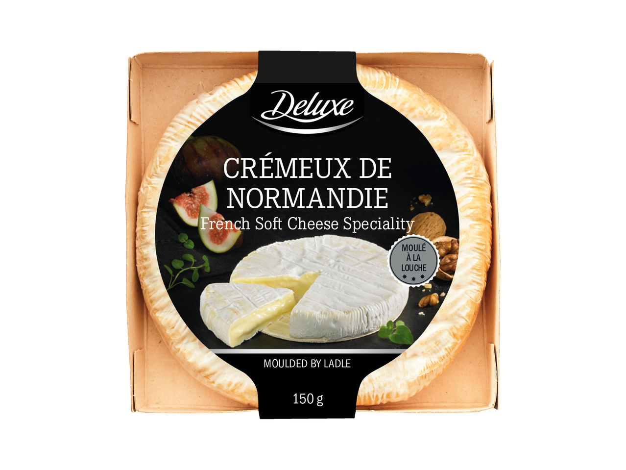 Deluxe Normandie Crémeux, Franse zachte kaasspecialiteit, 150g.