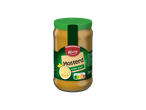 Kania Mosterd pot met groene deksel en etiket, Nutri-Score D.