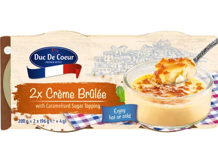 Crème brûlée, deser mleczny