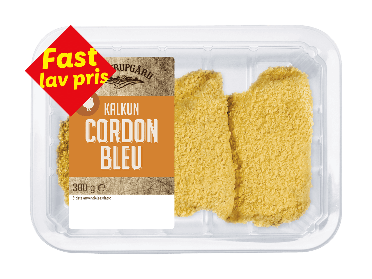 Cordon bleu af kalkun