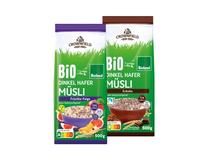 Bioland Dinkel Hafer Müsli