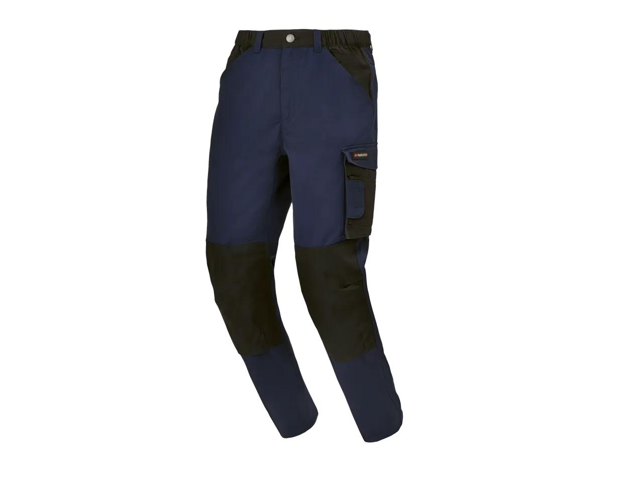 Parkside tumesinised tööpüksid mustade detailidega