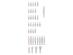 Set de biți și burghie Parkside®, inclusiv biți de șurubelniță și chei tubulare.