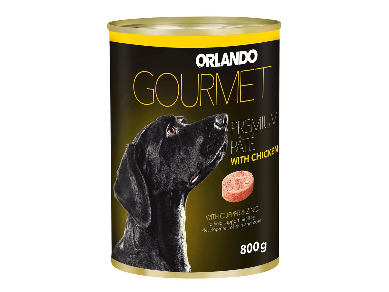 Orlando Gourmet: Prémium csirkés paštéta kutyáknak.