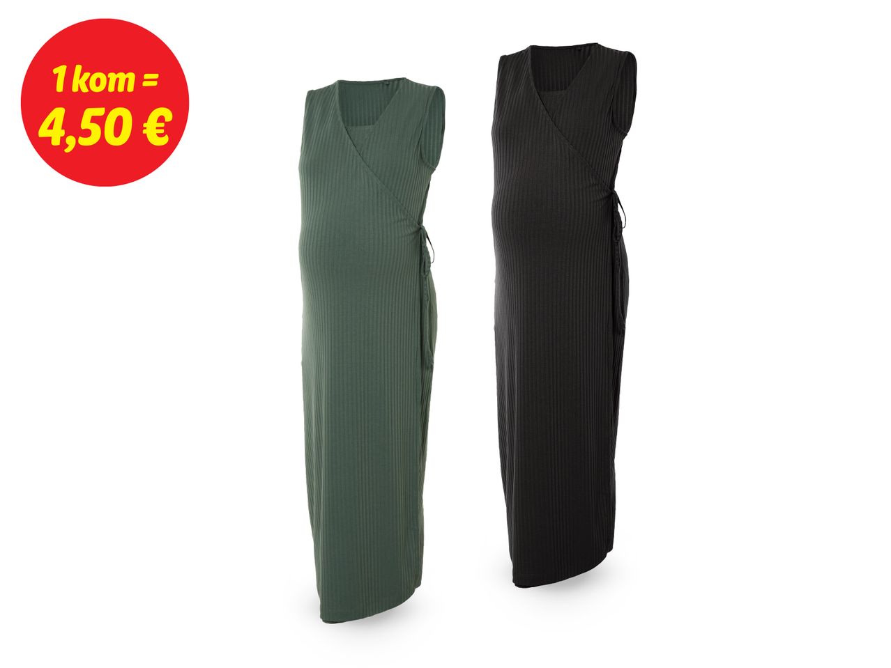 Dvije zaštitne navlake za noge, zelena i crna, po cijeni od 4,50 €.