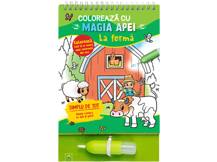Carte de colorat cu apă, cu licență