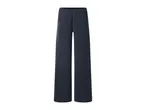 Women's dark blue wide-leg trousers