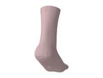 Dusty pink crew sock with size marking on the sole