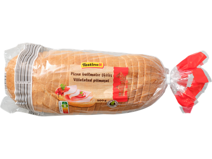 Tastino Piena  baltmaize  šķēlēs 500g