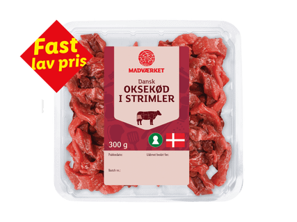 MADVÆRKET Oksekød i strimler