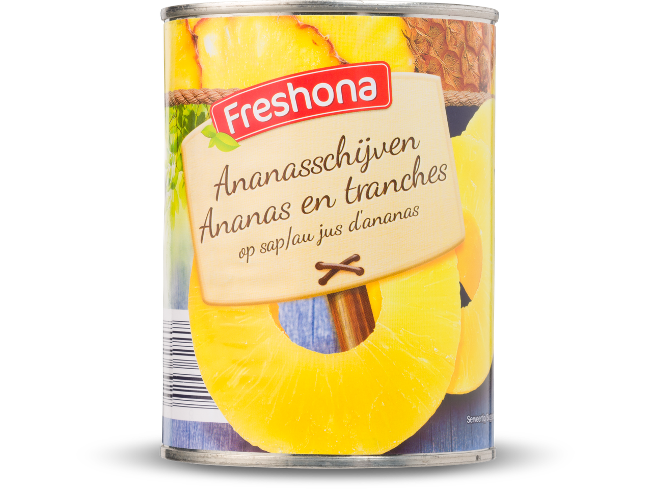 Freshoma ananas in blik.