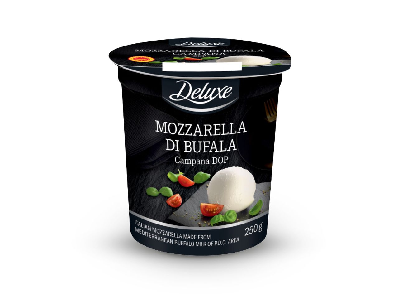 Deluxe Mozzarella di Bufala Campana DOP, 250g pakiranje.
