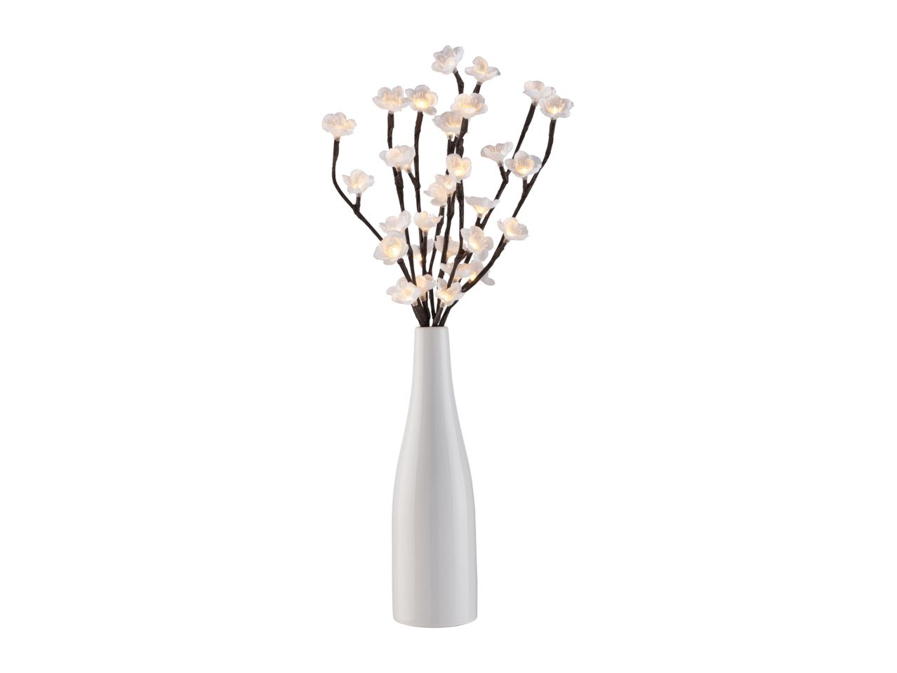 Go to full screen view: Livarno Home Vase with Light-Up Blossom - Image 2
