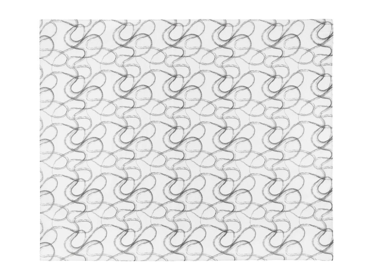 Livarno Home White Patterned Tablecloth 