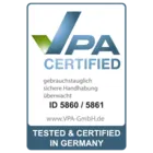 Certificat VPA CERTIFIED, ID 5860 / 5861.