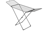 Varal de roupa W5® cinza em fundo preto.