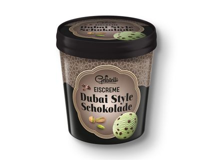 Gelatelli Eisbecher Dubai Style Schokolade