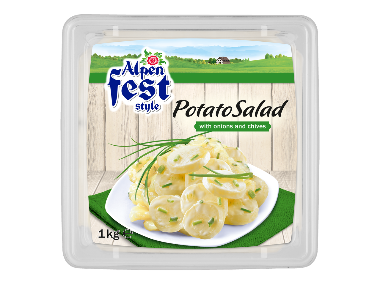 Alpen Fest Style kartulisalat sibulate ja till (1kg).