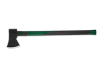 Eine schwarze und grüne Axt mit der Aufschrift 'PARKSIDE' auf dem Griff.