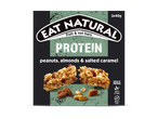 Verpakking van proteïnerepen met pinda's, amandelen en gezouten karamel, 3x40g.