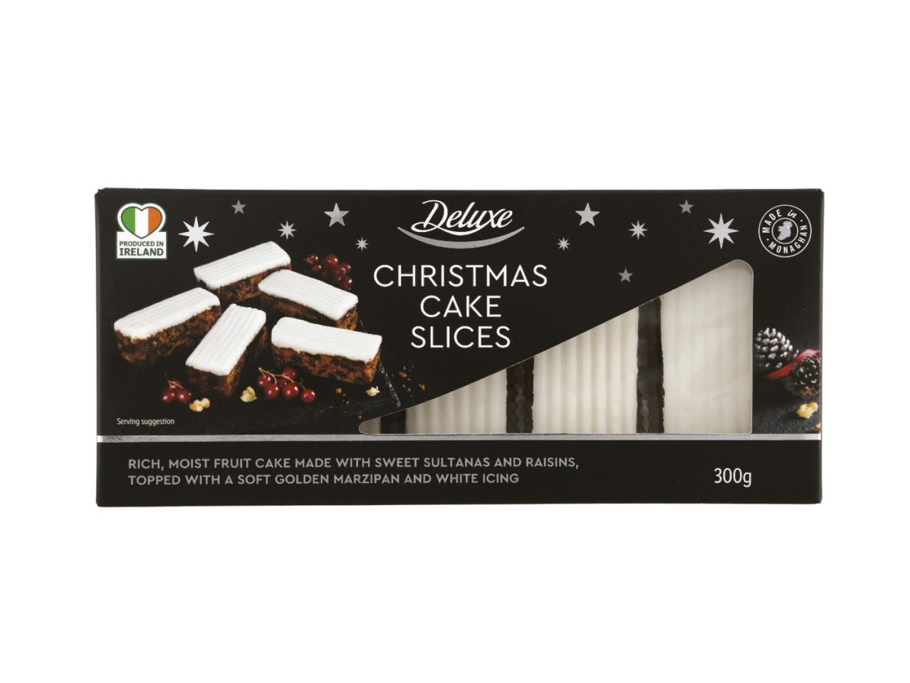 Go to full screen view: Christmas Cake Slices - Image 1