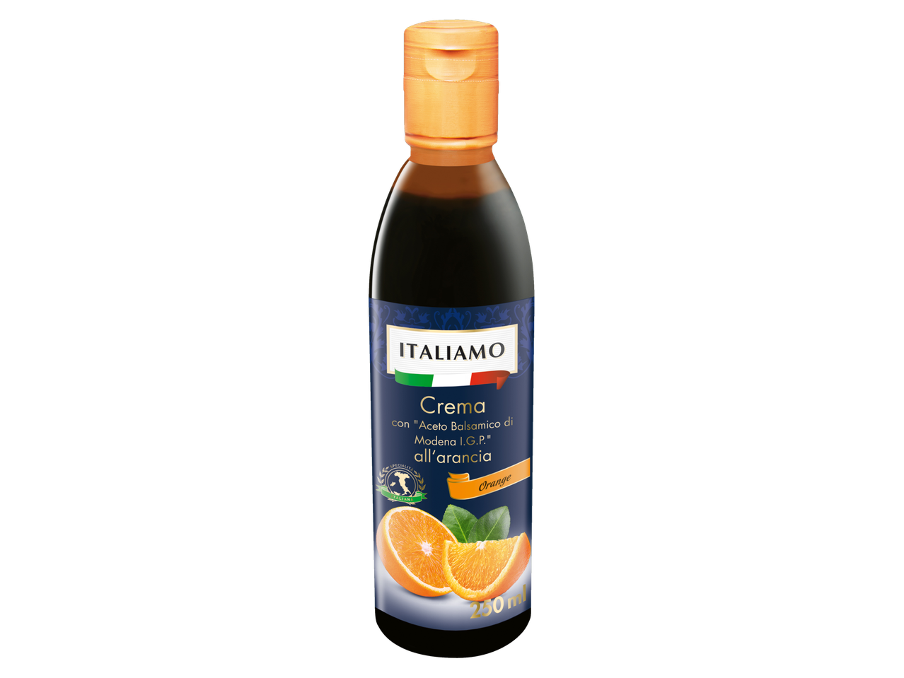 ITALIAMO narancsos balzsamecet krém üvegben.