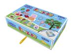 Peppa Pig Fuzzy-Felt craft kit with various felt pieces and a drawer box.