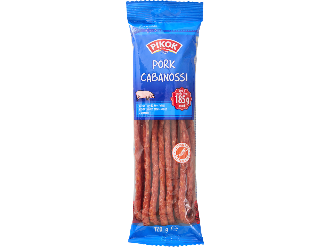 PIKOK seapraekabanossid – ilma fosfaatide ja glutamaadita.