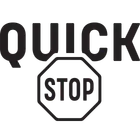 Natpis „QUICK STOP“ sa znakom „STOP“ u osmougaoniku.