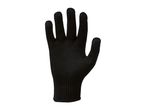 Black knit gloves.