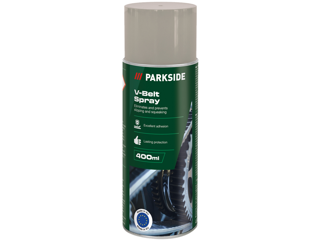 Parkside V-Belt Spray: Eliminates and prevents slipping and squeaking.