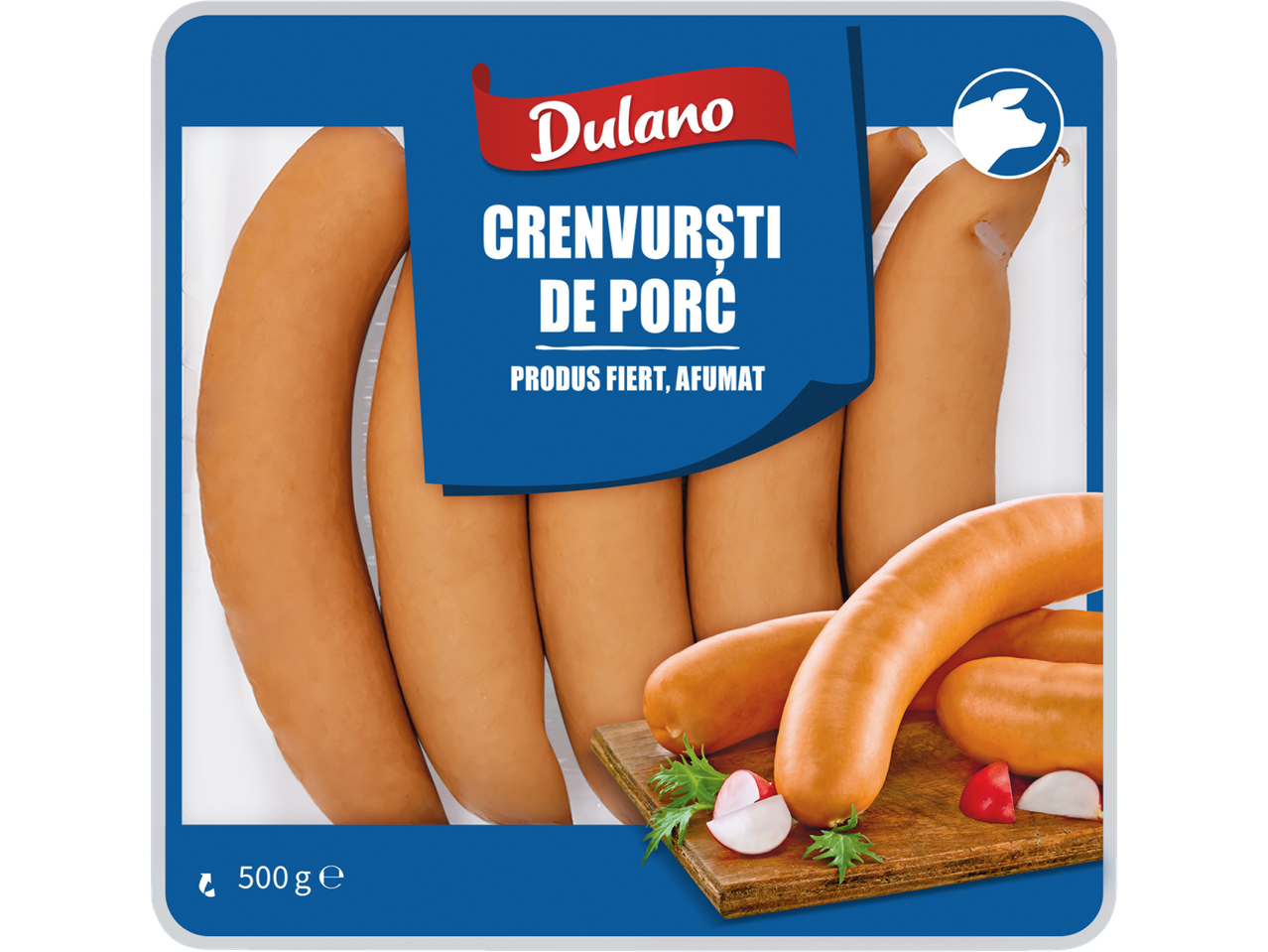 Cârnați de porc Dulano.