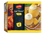 Desert înghețat cu lămâie, pachet de 2, cu o dansatoare de flamenco și topping cremos.