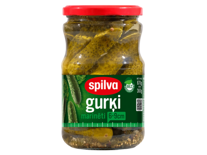 Spilva Marinēti gurķi 670g