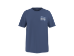 Tricou albastru ESMARA MEN cu imprimeu 'CALL IT A DAY'.