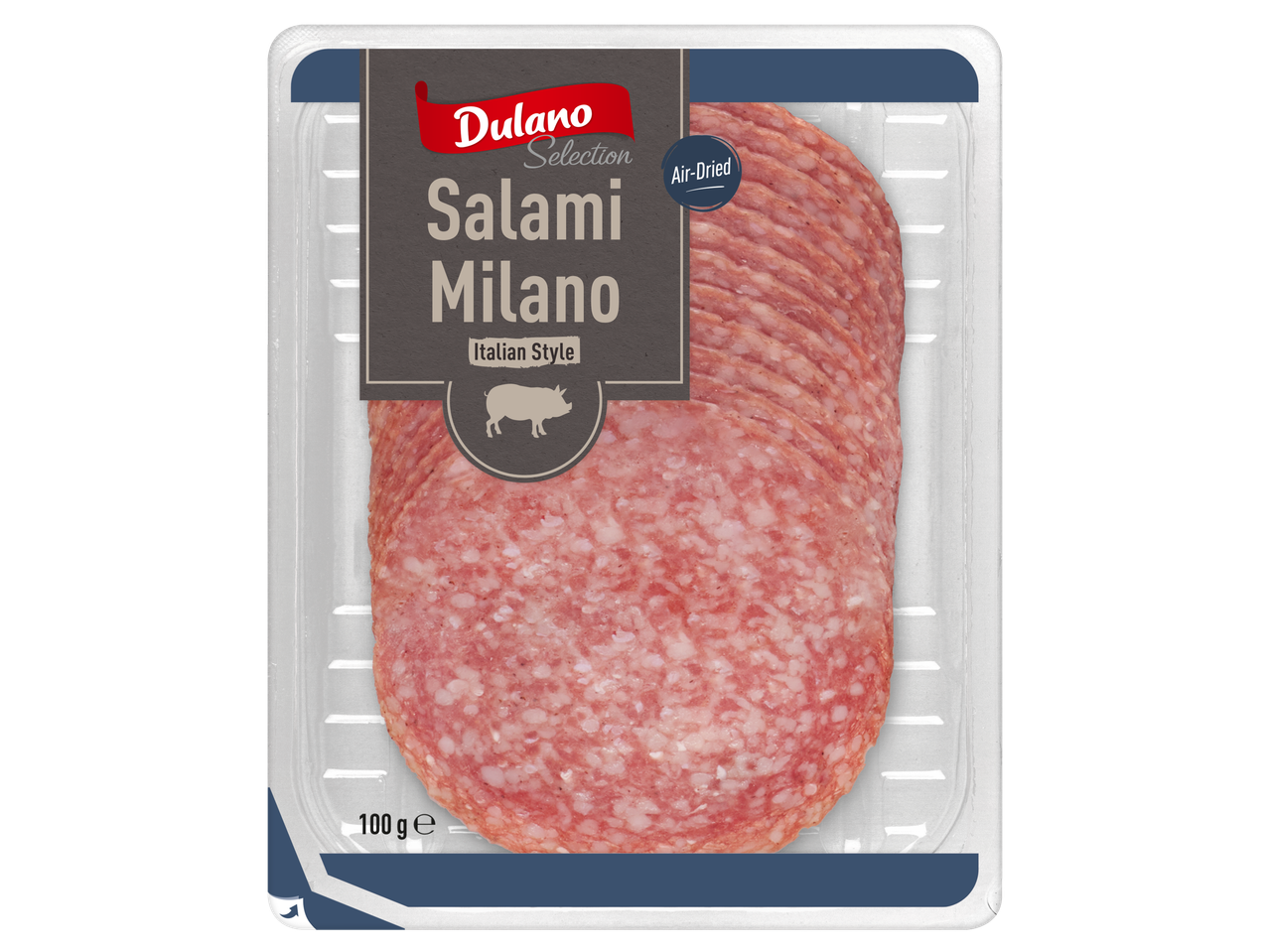 Dulano Selection Salam Milano, uscat la aer, 100 g
