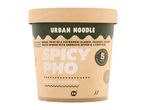 Urban Noodle Spicy Pho Ramen Noodles cup, ready in 5 minutes with boiling water.