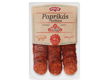 Szeletelt paprikás kolbász