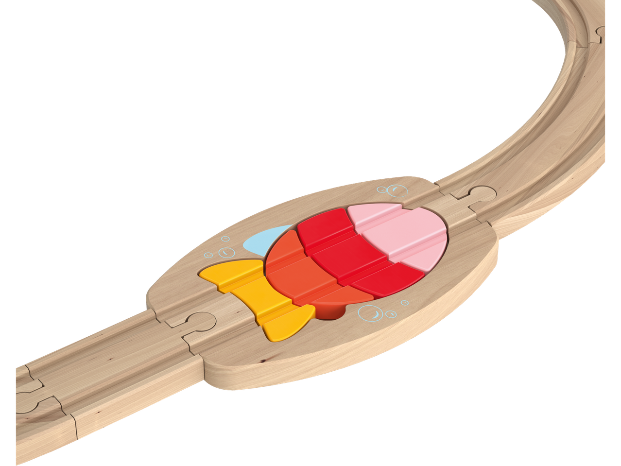 Playtive Kolejka drewniana – zestaw podwodny świat