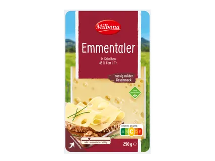 Milbona Emmentaler Scheiben
