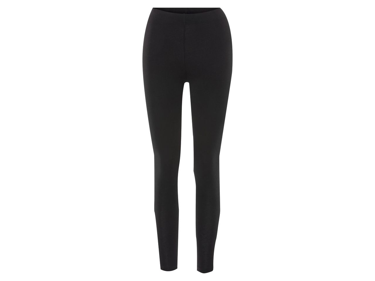 Fekete, magas derekú leggings.