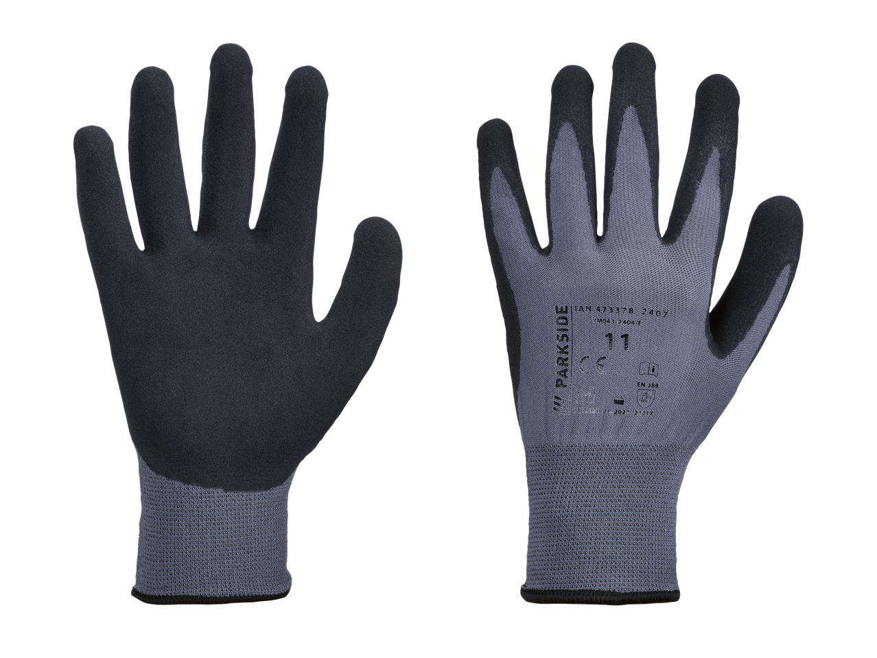 Pair of Parkside work gloves: protection for work.