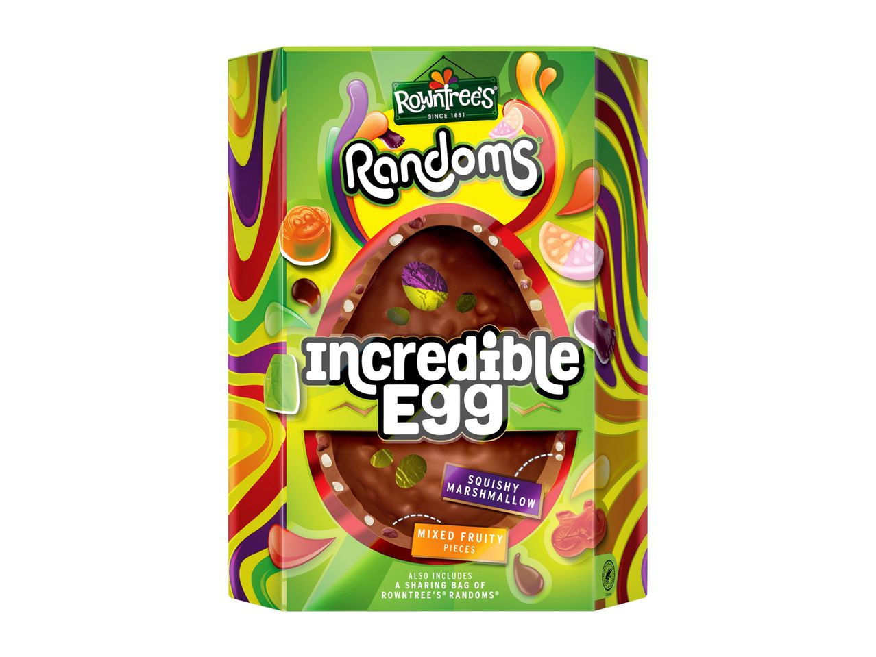 Go to full screen view: Rowntrees Randoms Incredible Giant Egg - Image 1
