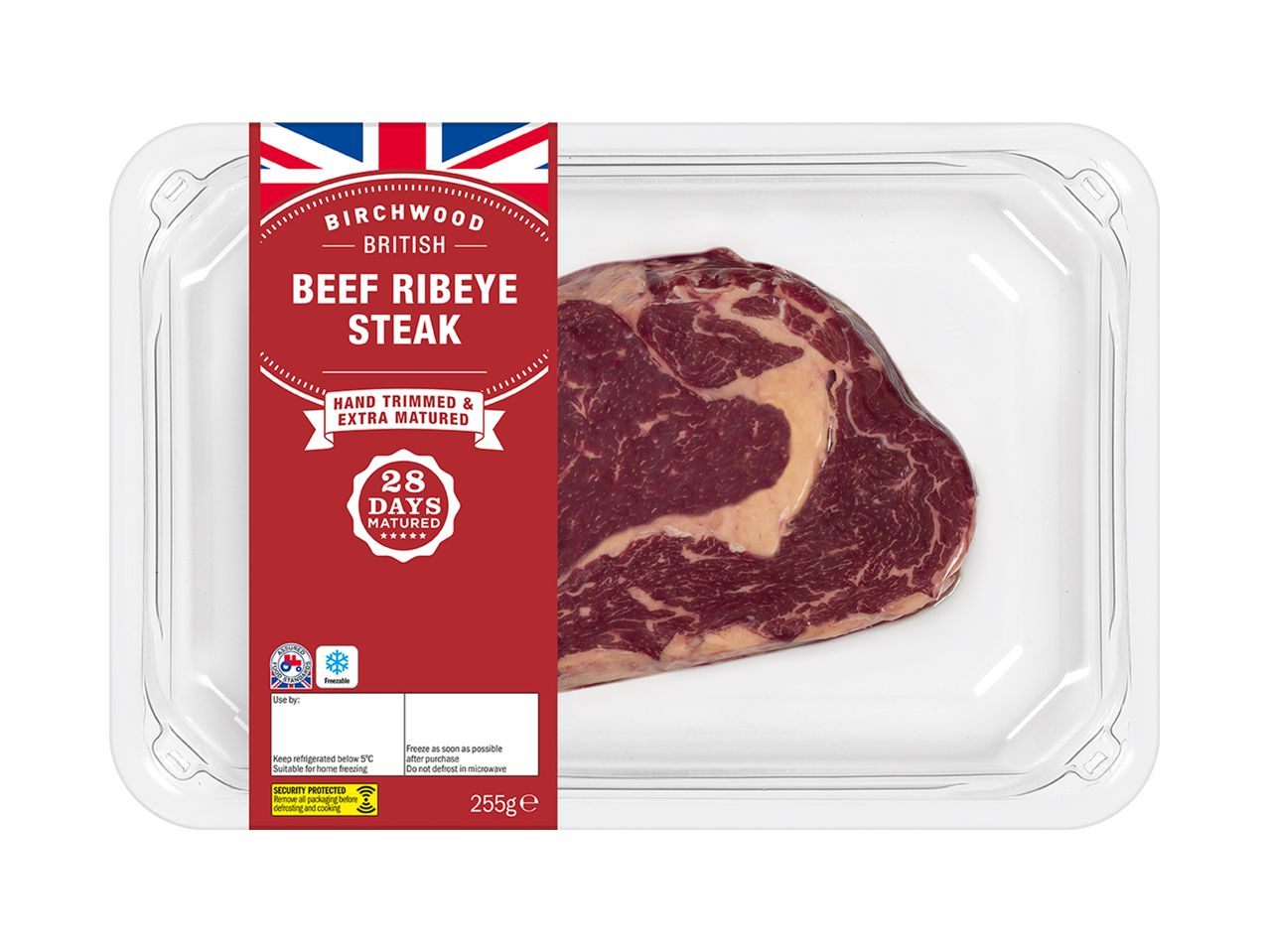 Go to full screen view: Birchwood British Beef Ribeye Steak - Image 1