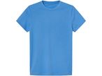 Plain blue short-sleeved t-shirt