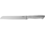 Cuțit de pâine SILVERCREST din oțel inoxidabil cu lamă zimțată și mâner texturat.