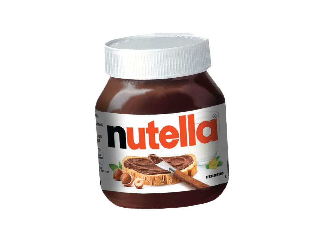 Tegla Nutelle sa ukusnim namazom od lešnika i čokolade.