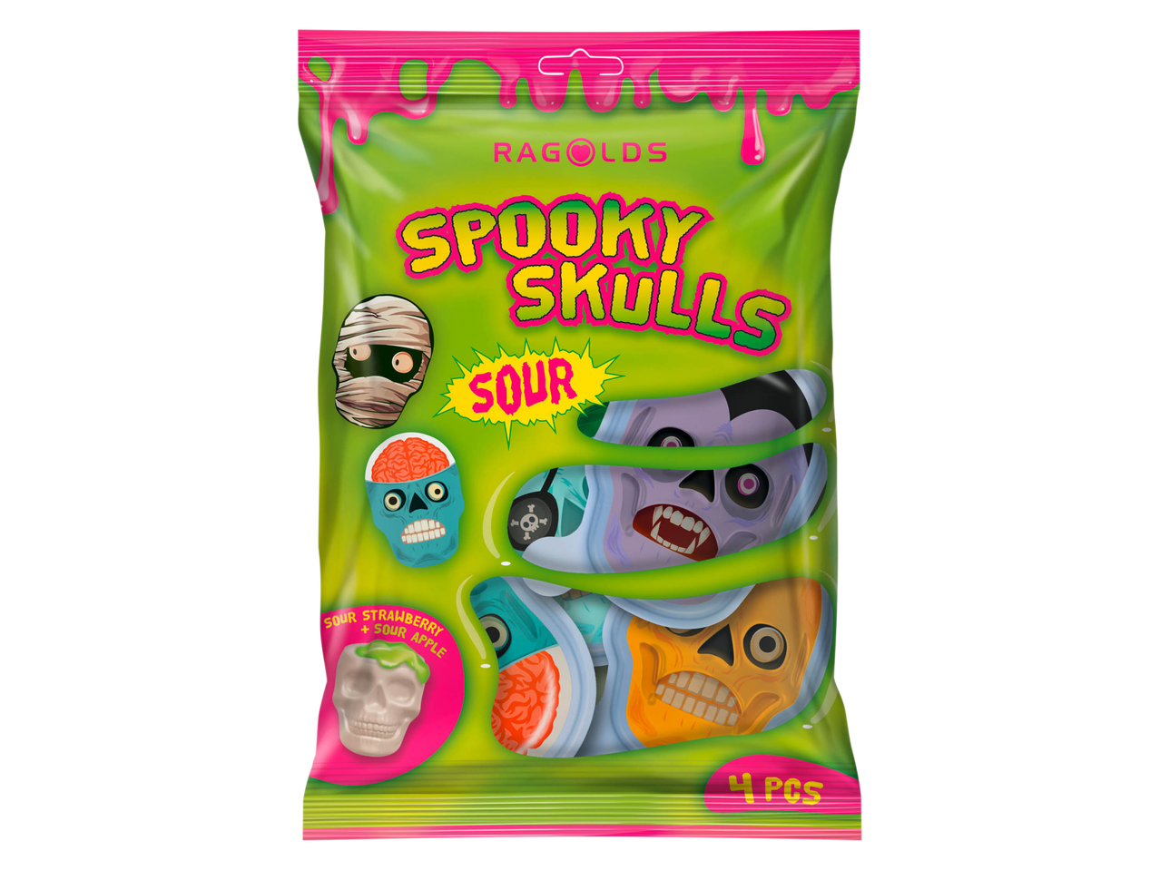 Caramelle a forma di teschi